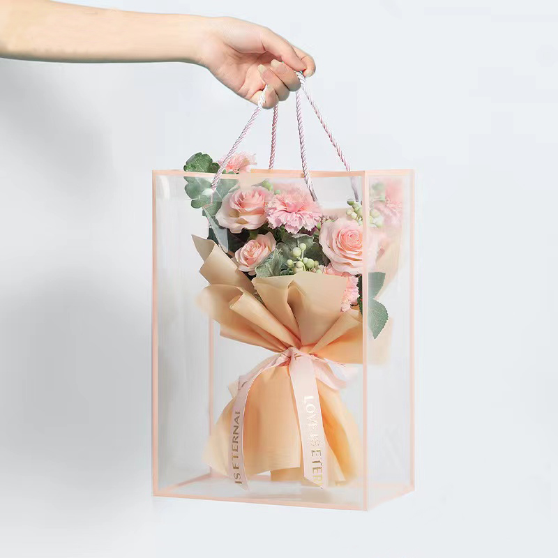 Longs Florist Supply - Transparante Draagtas Bloem Boeket Verpakking Zak