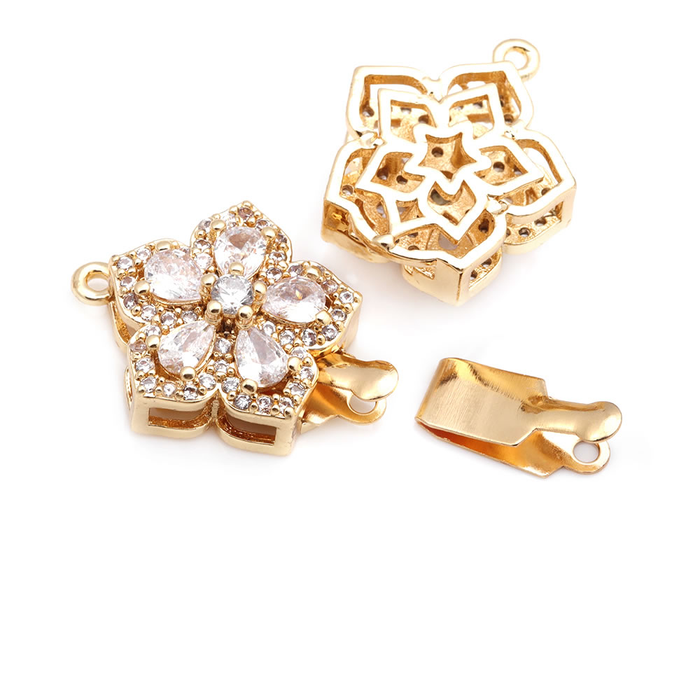 4 Sets Full Size 21x15 MM 18 K - Flower Supply recensie en prijs